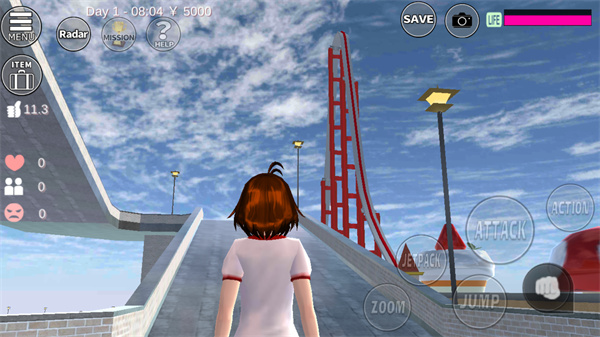 樱花校园模拟器英文版无广告版截图4