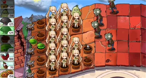 植物娘大战僵尸手机版