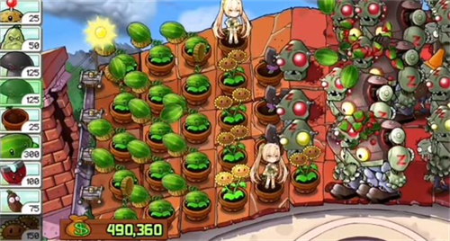 植物娘大战僵尸手机版