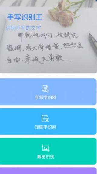 手写识别王